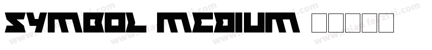 Symbol Medium字体转换